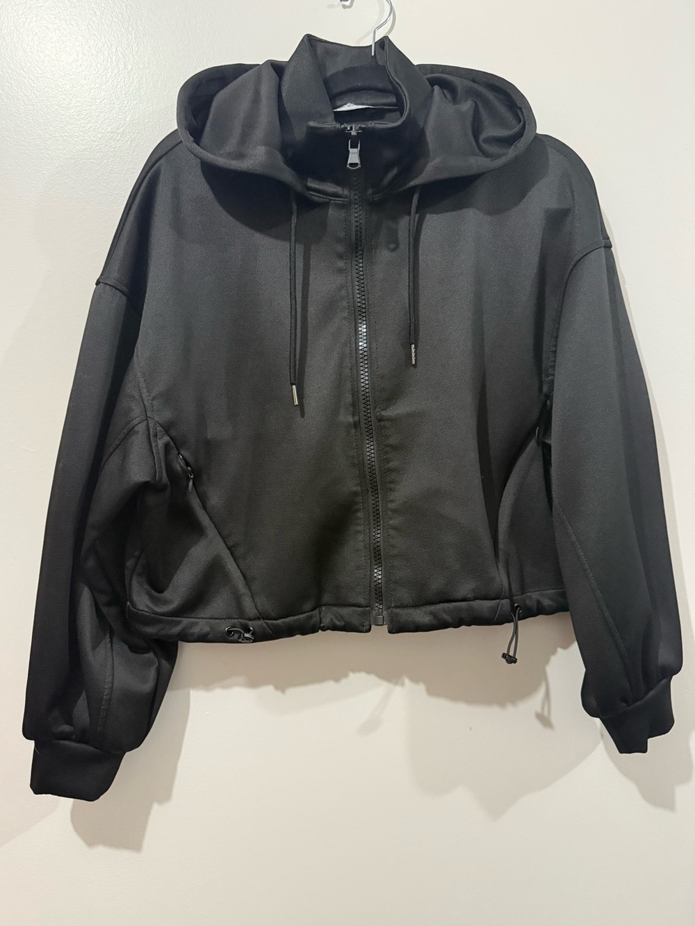 Zara Bomber Hooded Jacket Small Oversized